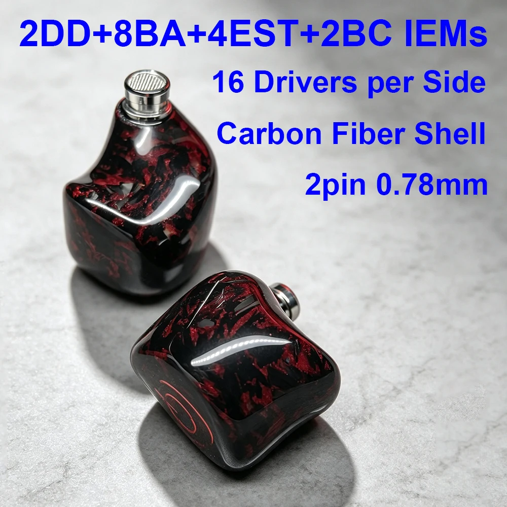 Electrostatic IEM Earphones in Ear Monitor Earbuds Flagship Hifi Headphones Wired Hi-end IEMs Audiophiles Headphone 2pin 0.78mm