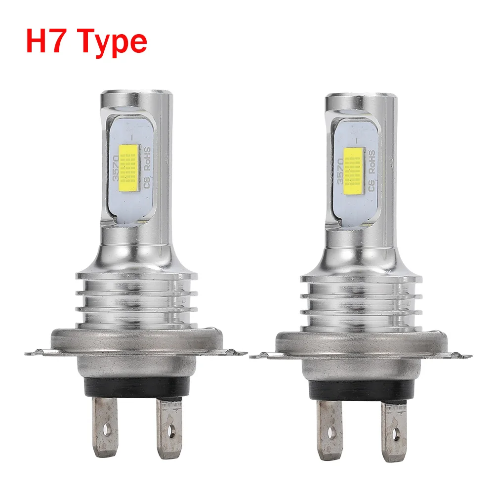 2Pcs 3570 H15 LED Bulbs 30000LM Car Headlight Turbo Daytime Running Lights Car Lights For Mercedes Benz BMW Volkswagen Golf