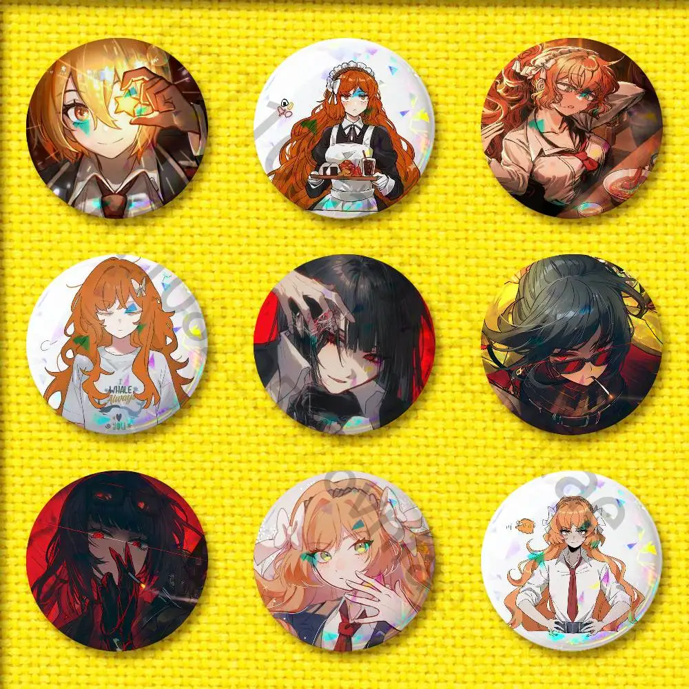 Ishmael L-Limbus C-Company Ryoshu Badge For 44mm 25mm 32mm 75mm 58mm Round Tinplate Pin Brooch Insignia Case Gift