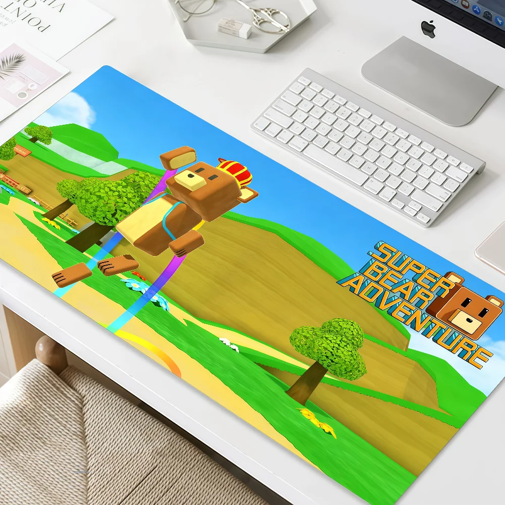 Mouse Pad MousePad Game Non-slip Bear S-Super Lockedge Adventure Office Student Gaming Thickened Large Writing Pad Cushion