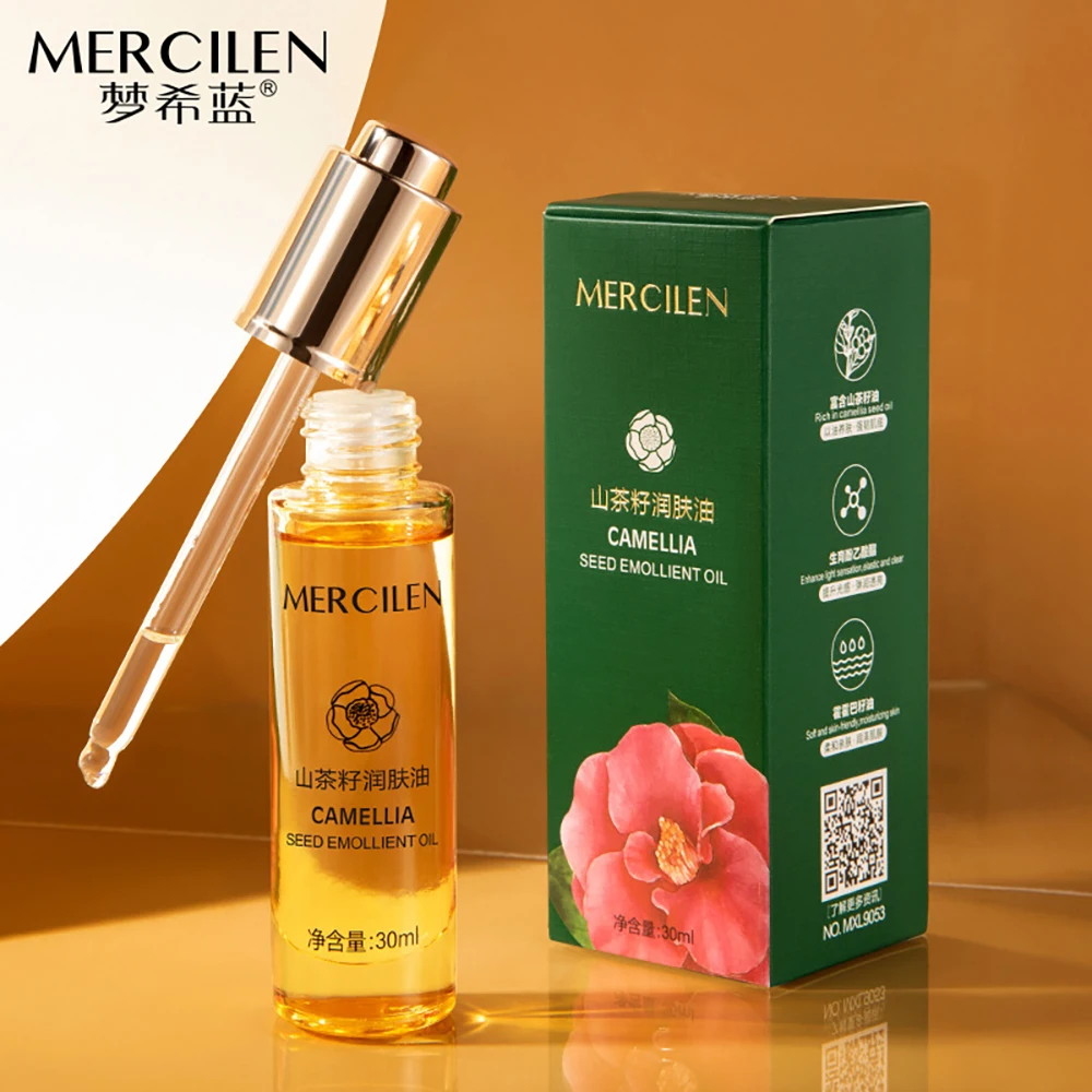 

Camellia Seed Essence Oil For Facial Care Brighten Skin Moisturizing Soothing Oil Control Face Serum Korea Skincare Products