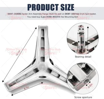 Replacement of Washing Machine Tripod Accessories
