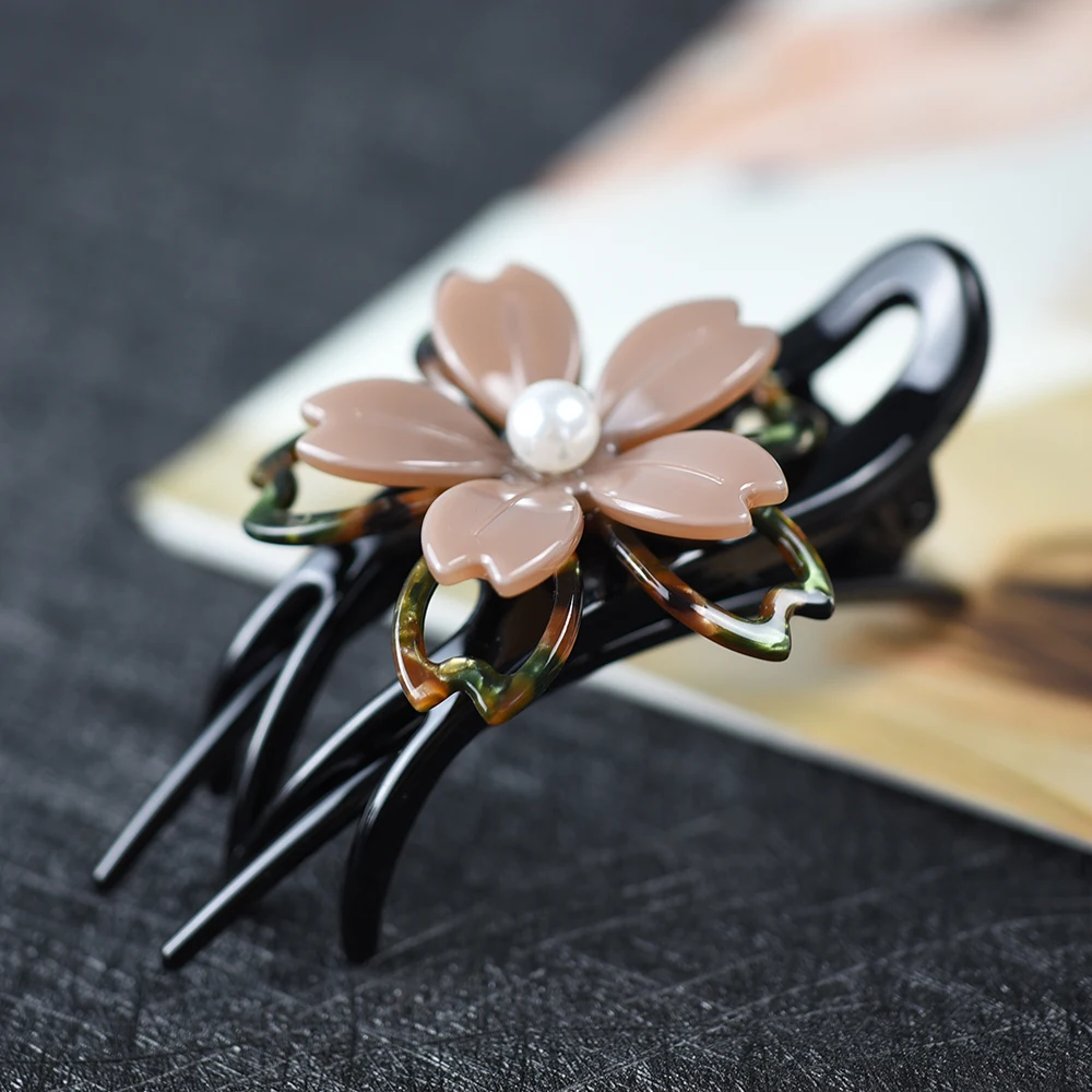 Women Headwear Girls Hairwear Flower Hair Grip Cute Hair Clip Fashion Hair Accessories For Women