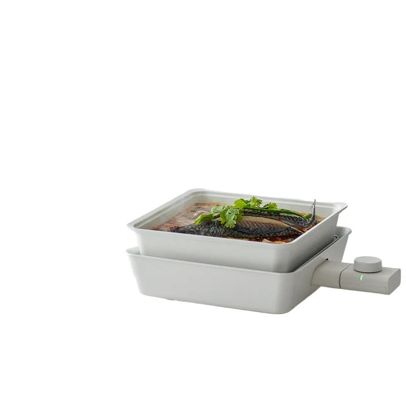 

Multifunctional cooking pot, household roasting and rinsing integrated pot, roast meat cooking, frying and stewing