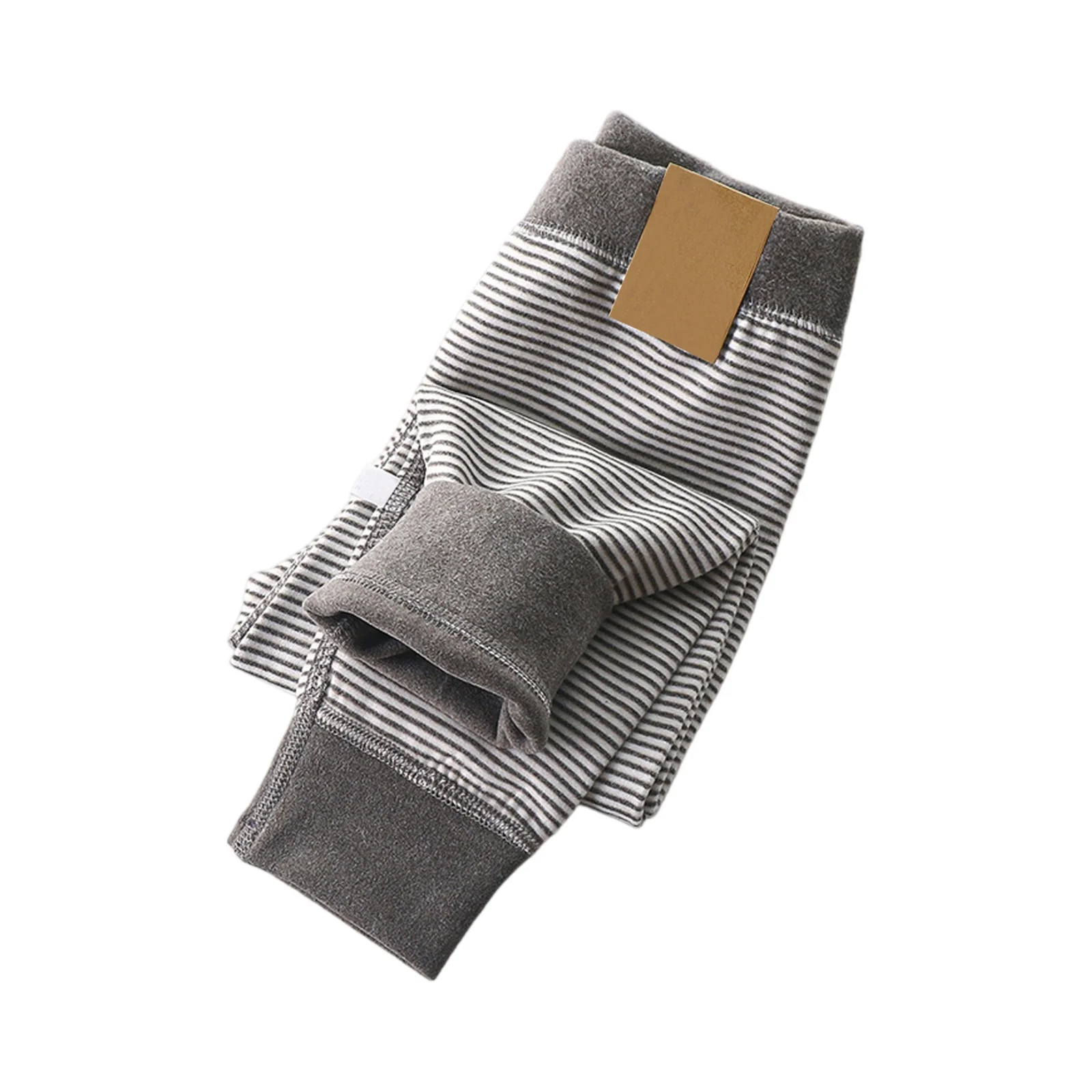 الشتاء الفتيان والفتيات السراويل المخططة السراويل الدافئة السراويل السميكة طماق قاعدة طبقة سميكة السراويل