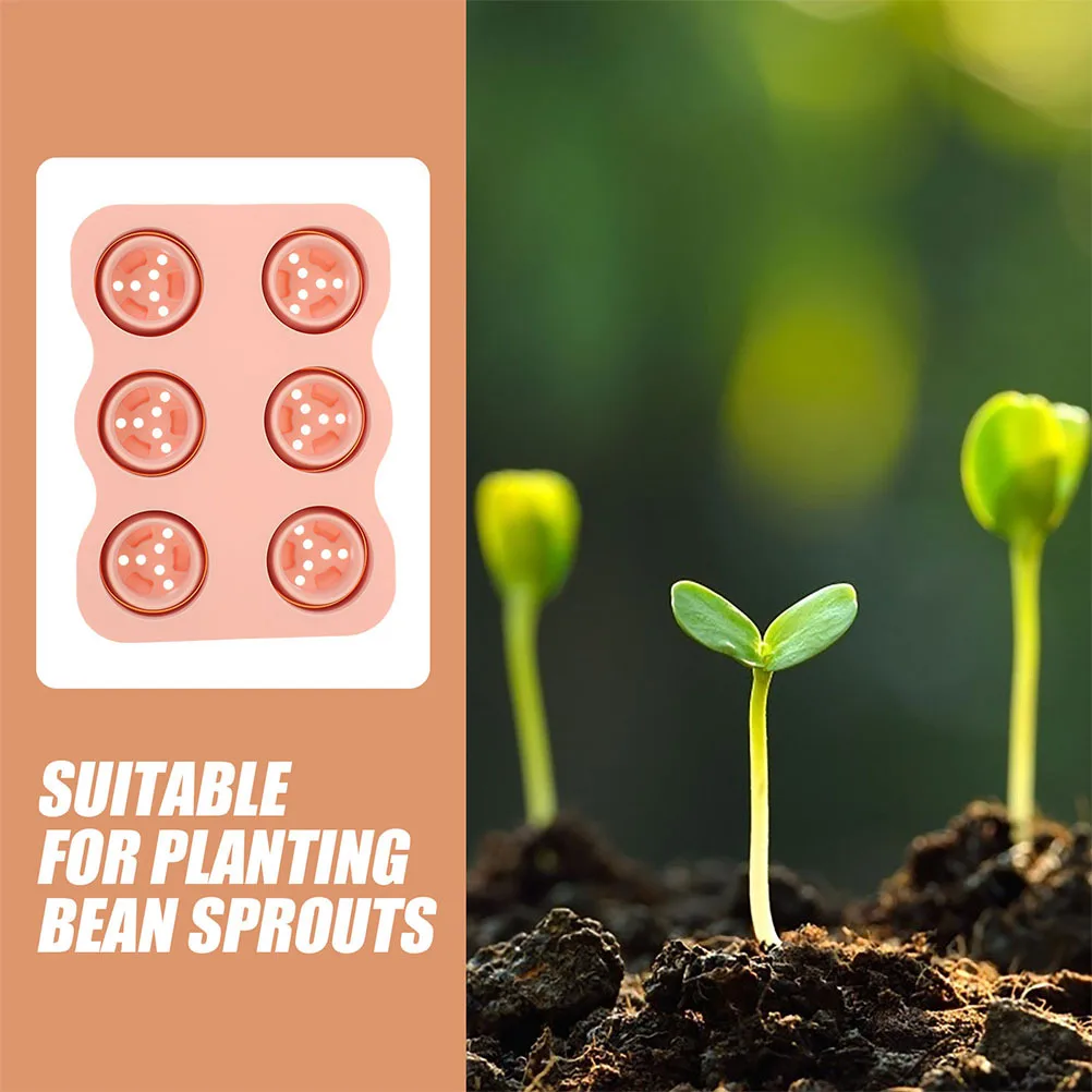 

Germination Tray Silicone 12 Cell Moisture Retention Planter for Home Greenhouse Plants Growing Cup Starter Box Vegetable