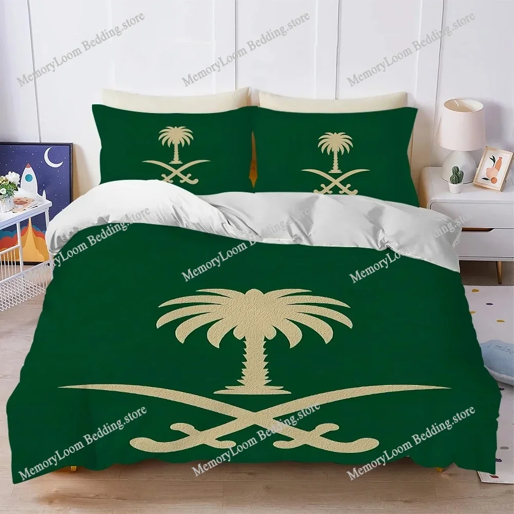 Country S-Saudi Arabia Duvet Cover Set Home Style Bedding Soft Laundry Cotton Bed Four Seasons Student Dormitory Luxury Gift