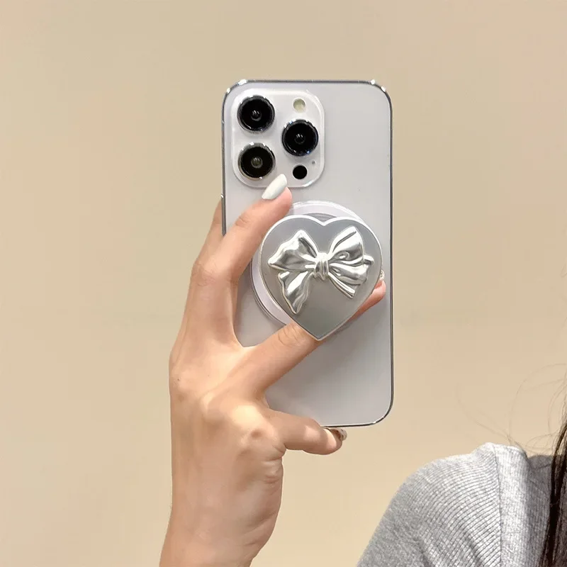 Новый металлический магнитный держатель с геометрическим сердцем для телефона Griptok, складной универсальный Smart Tok для подставки Magsafe, ленивый кронштейн