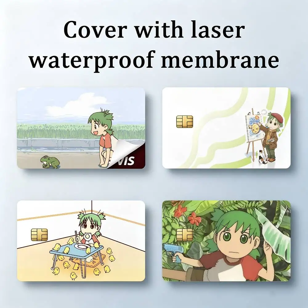 Y-Yotsuba Koiwai Laser Film Bank Transit Card Skin Sticker 54mmx 85mm With Chip Window