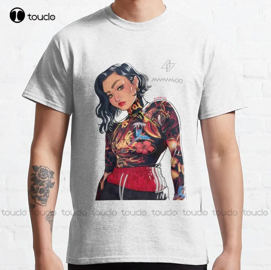 Mamamoo Hwasa (Version 2) Classic T-Shirt Oversized Tshirt Custom Aldult Teen Unisex Digital Printing Tee Shirts Xs-5Xl