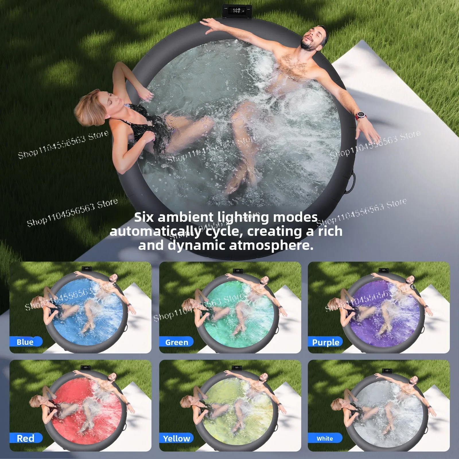 Inflatable SPA Pool Inflatable - Home Bathroom Jacuzzi recension och pris