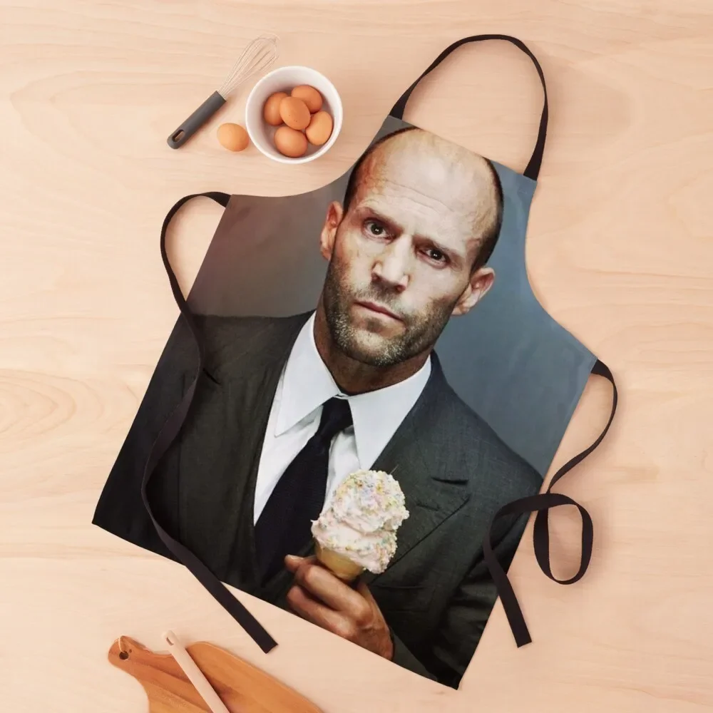 

jason statham Apron Chef Uniform Women Kitchenware Kitchen Front Restaurant Apron