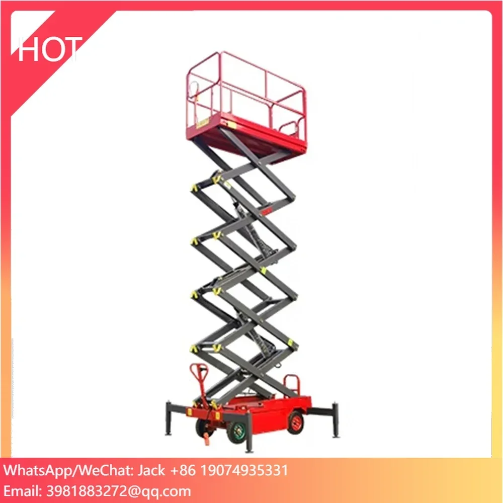 Factory Price Table Lifts High Load Lift Bearing 1ton High Quality Scaffold Work Platform 6 Manual Mobile Electric Scissor Lift