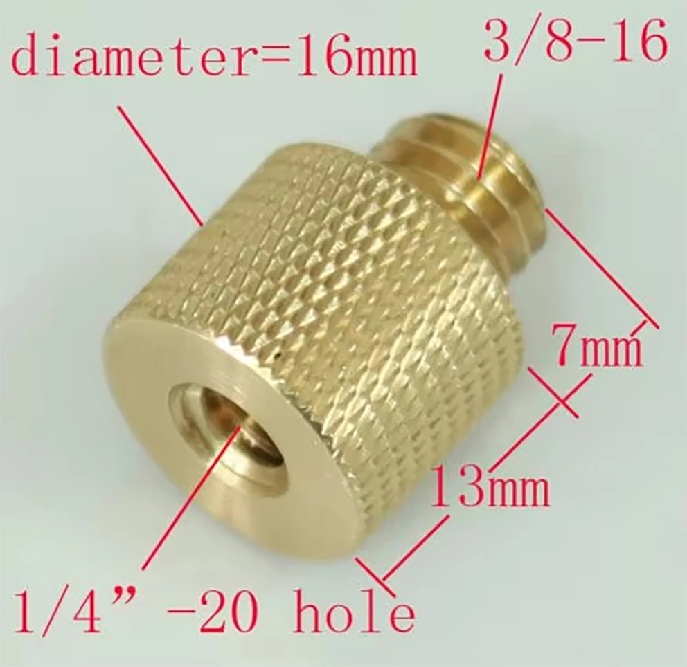 100x Brass Adapter 1/4