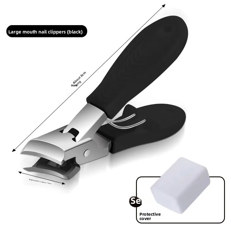

Innovative Anti-splash Nail Clippers with Thick Jaw Wide Ingrown Toenail Cutter Diagonal Pliers Perfect