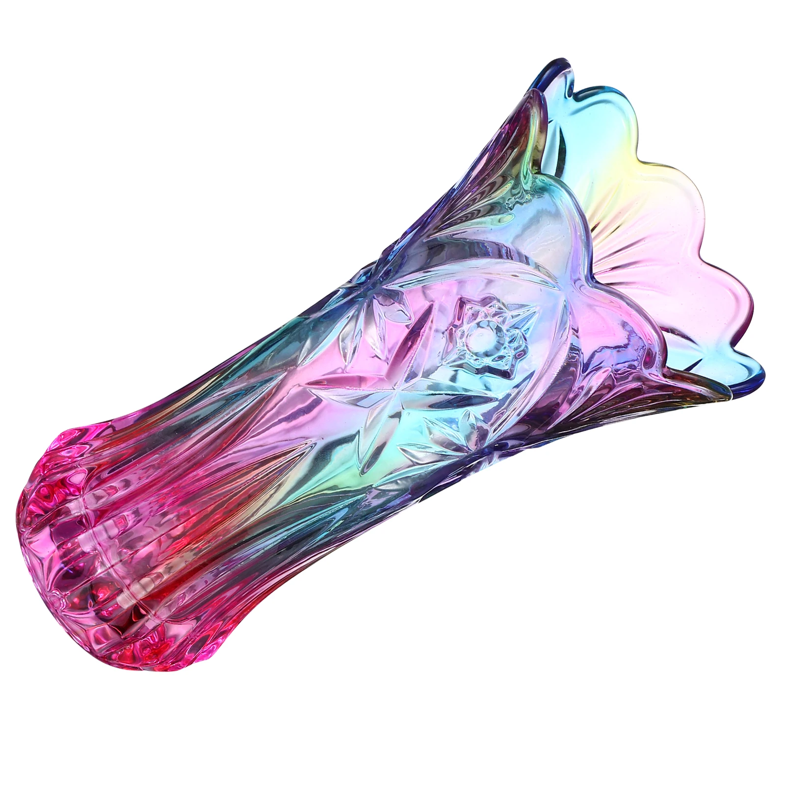 

Colorful Vase Wedding Decorations Small Flower Wall Vases for Flowers Rainbow Luminous Round