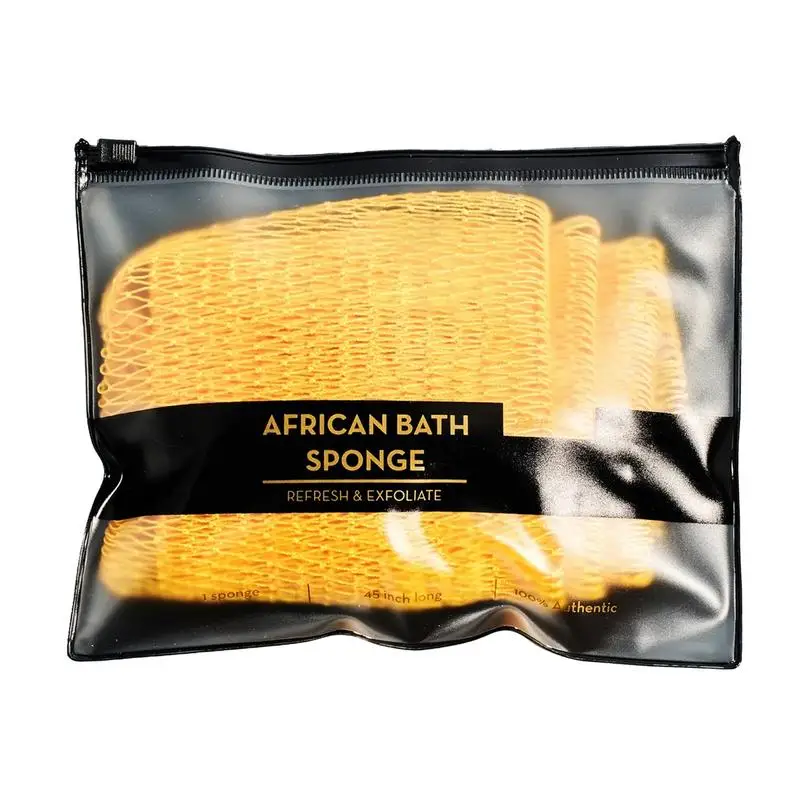 Bath Sponges For Shower Colorful Net Sponge Body Exfoliator Shower Accessories Long Net Shower Body Scrubber African Scrubbing