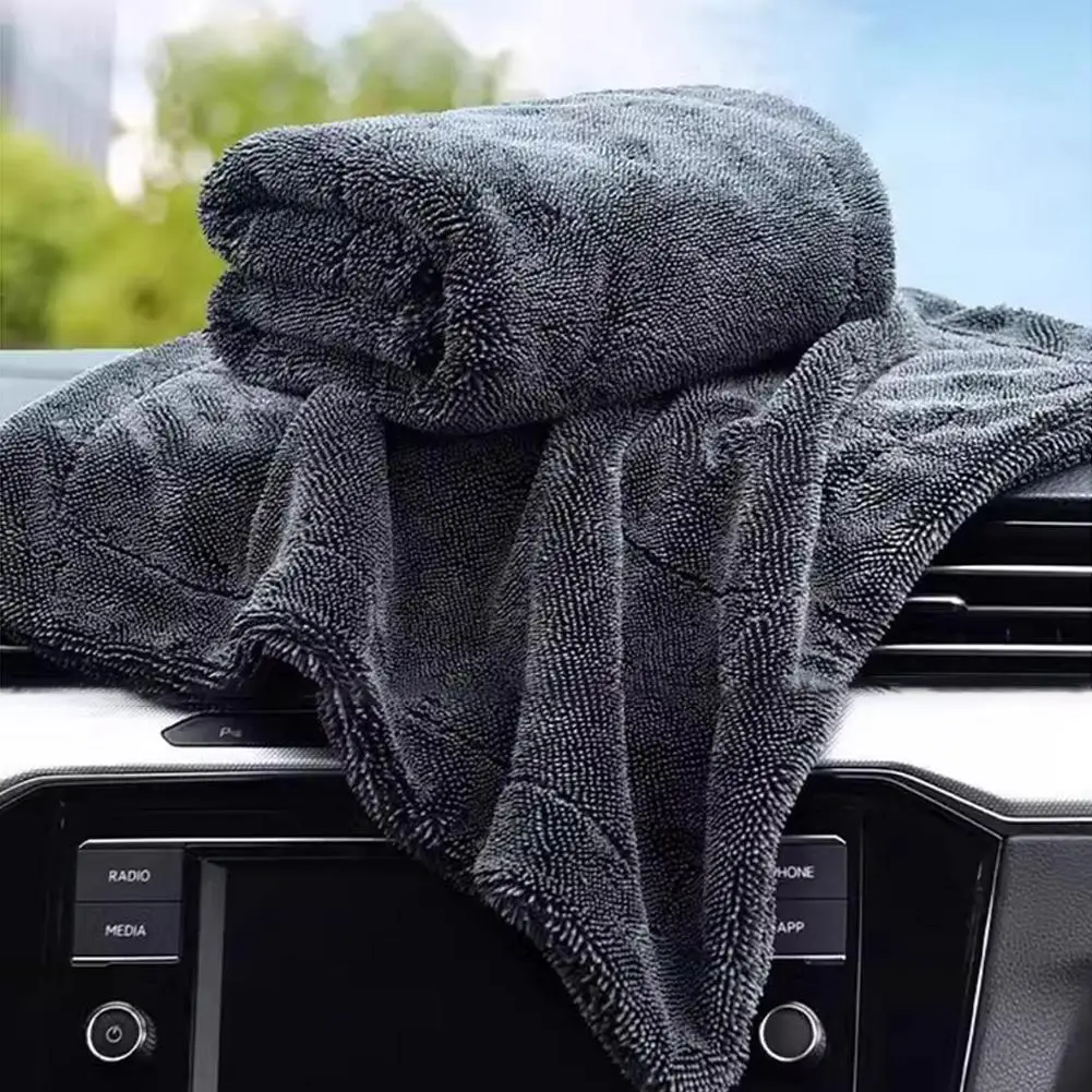 

Полотенце для мытья автомобиля из микрофибры Суперпоглощающая ткань для сушки из микрофибры Ультрамягкое полотенце для детализации автомобиля без царапин