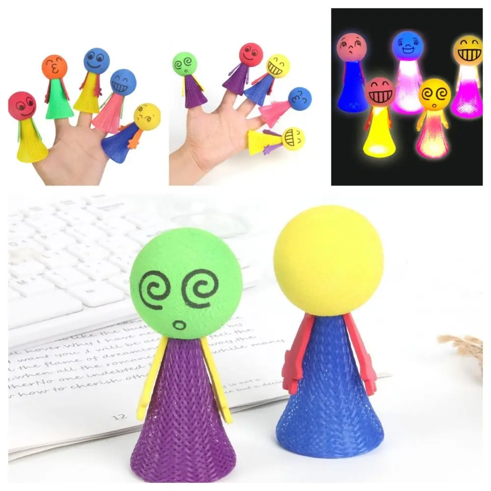 

Soft Bounce Small People Toy Cartoon Stretch Squeezing Fun Bouncing Doll Games Random colors Colorful Squeeze Sensory Toys