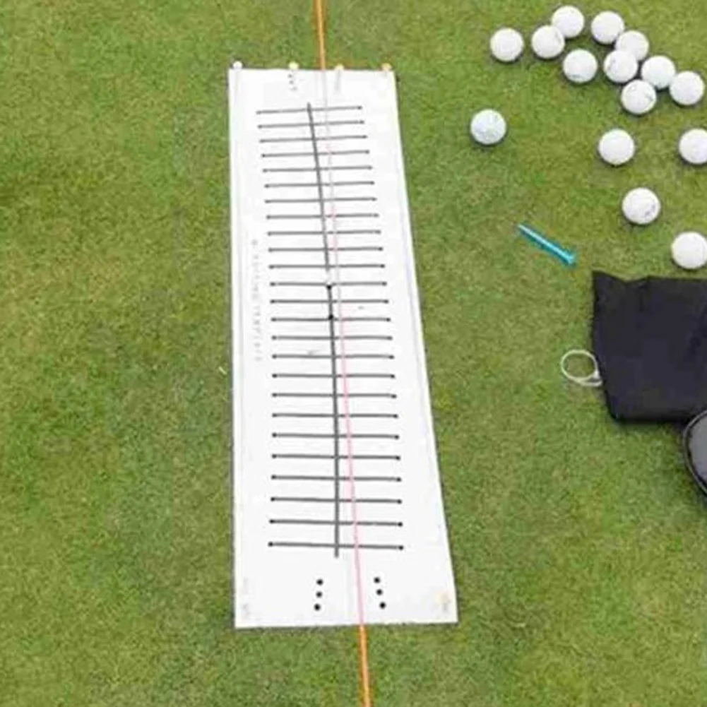 L68A-15 grad Golf Putter Putting Matte Trainer Indoor Putting Green Pad Ausrüstung Golf Schlagen Ziel Linie Training Aids
