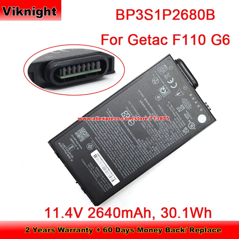 Genuine 441918000003 BP3S1P2680B Battery 11.4V 2640mAh 30.1Wh 2680mAh 30.6Wh For Getac F110 G6 Series 242918000001