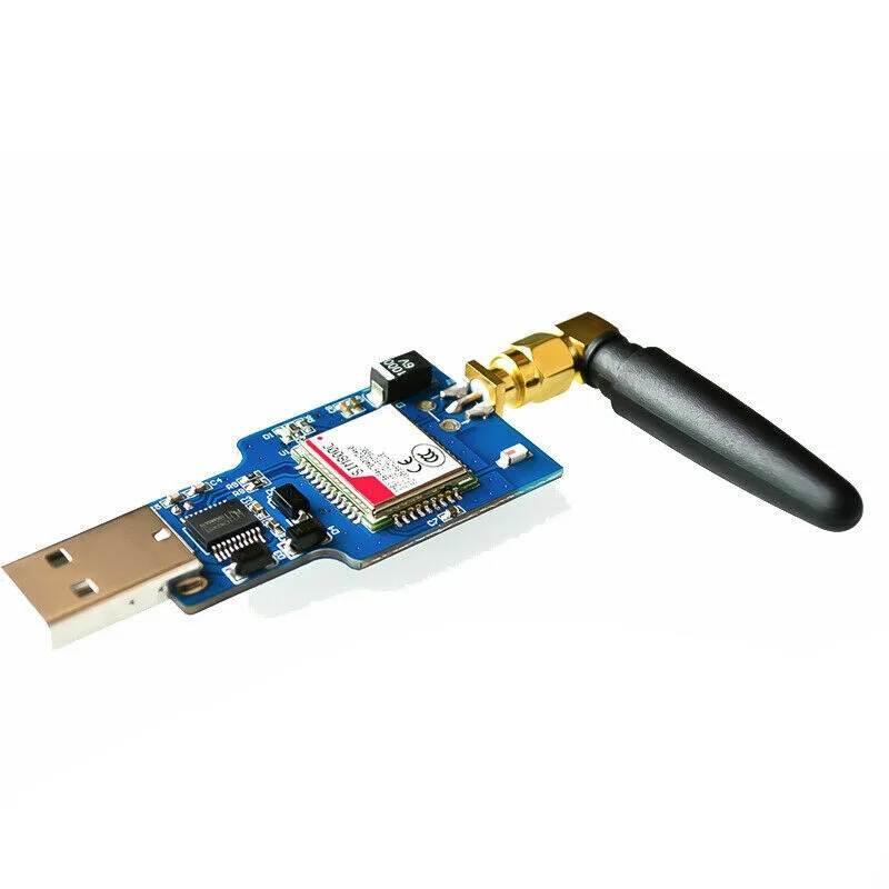 USB-zu-GSM-Modul Quad-Band GSM GPRS SIM800C-Modul für Bluetooth-SMS-Nachrichten mit Antenne