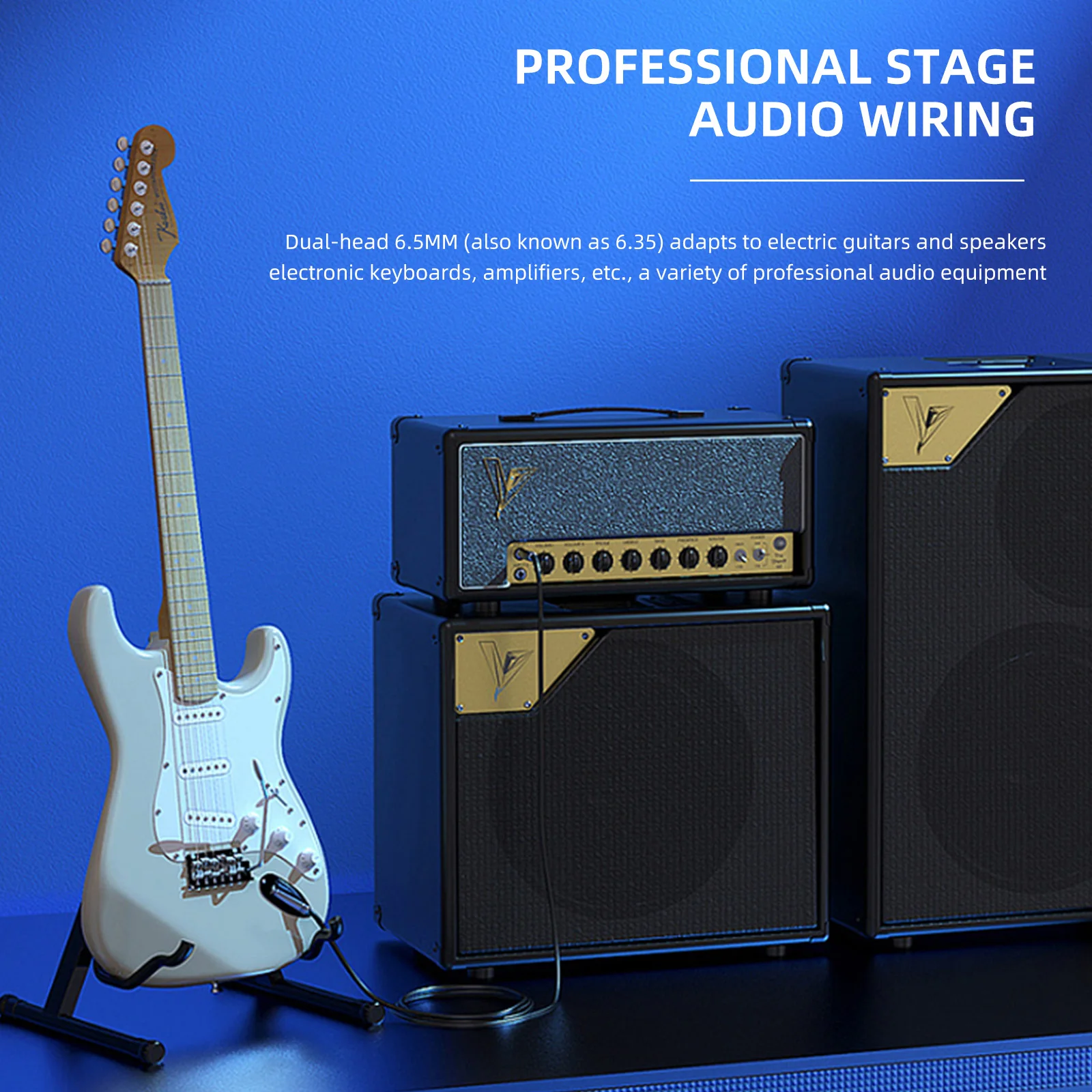 Câble Audio Edibox B2 qualité sonore Pure réduction du bruit câble d'instrument professionnel Transmission Stable pour guitares électriques