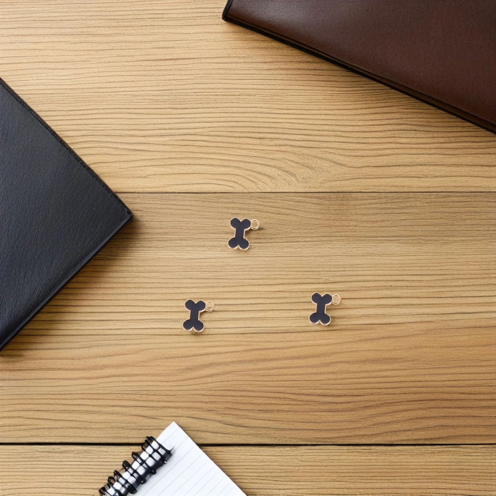 

50 Pcs Dangle Charms for Jewelry Making Bone Animal Bone-shaped Pendant Cute Dog