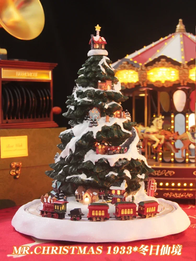 

Mr.christmas Christmas tree train music box kids boys and girls Christmas gifts