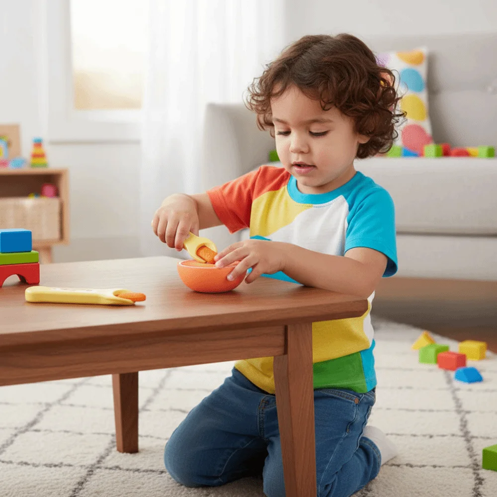 食べ物をあげるフルーツプリンセット 給餌おもちゃ ロールプレイ オレンジスイカプリンおもちゃ 日本のシミュレーションままごとおもちゃ