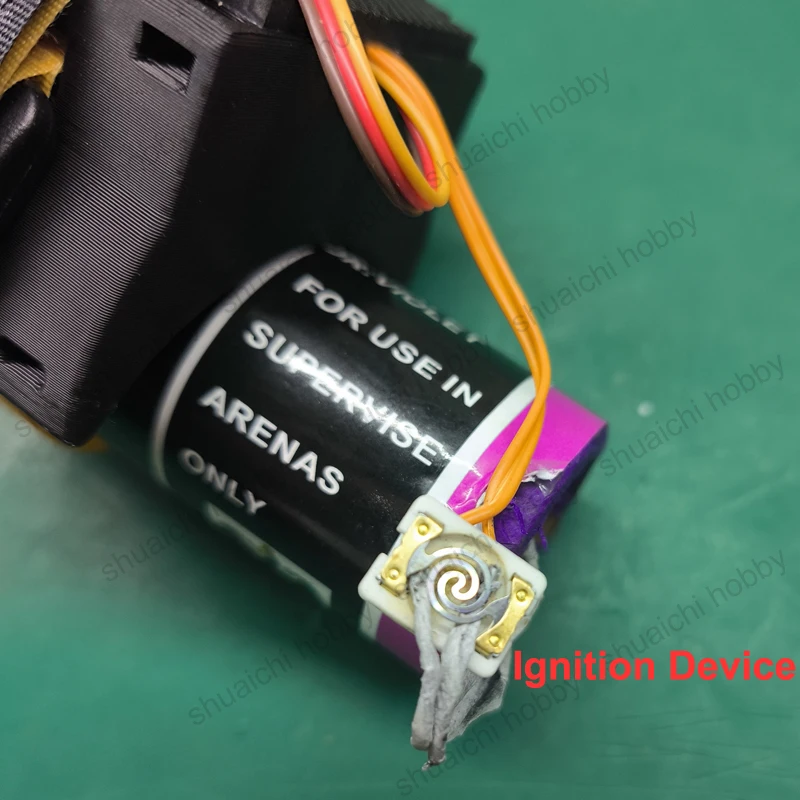 1 Uds FPV Drone ahumado encendedor cuentagotas 9-30V 360 grados de rotación Servo lanzador PLA 3D impreso carcasa exterior para sistema Airdrop
