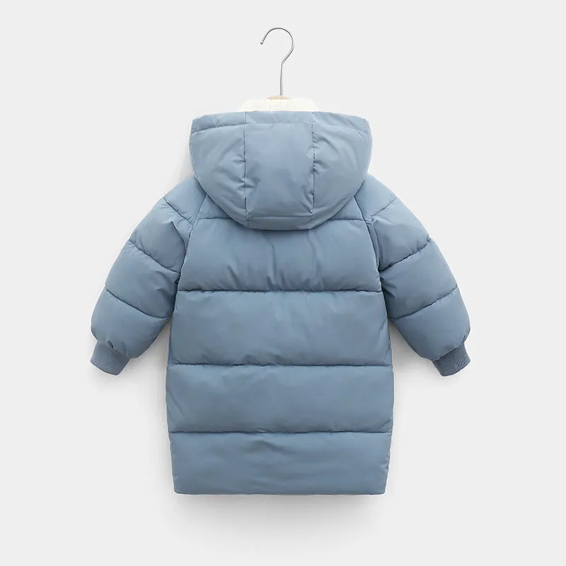 OLEKID 2024 autunno inverno bambini ragazzi giacca con cappuccio in cotone spesso caldo ragazze Parka 1-10 anni bambini capispalla cappotto