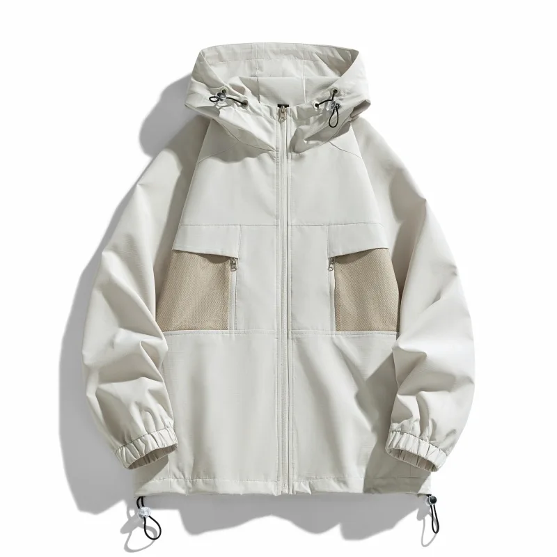 2026 Spring Hiking Jackets Men Lightweight Windbreaker Waterproof High Quality Windproof Breathable Golf Outdoor Sports Running