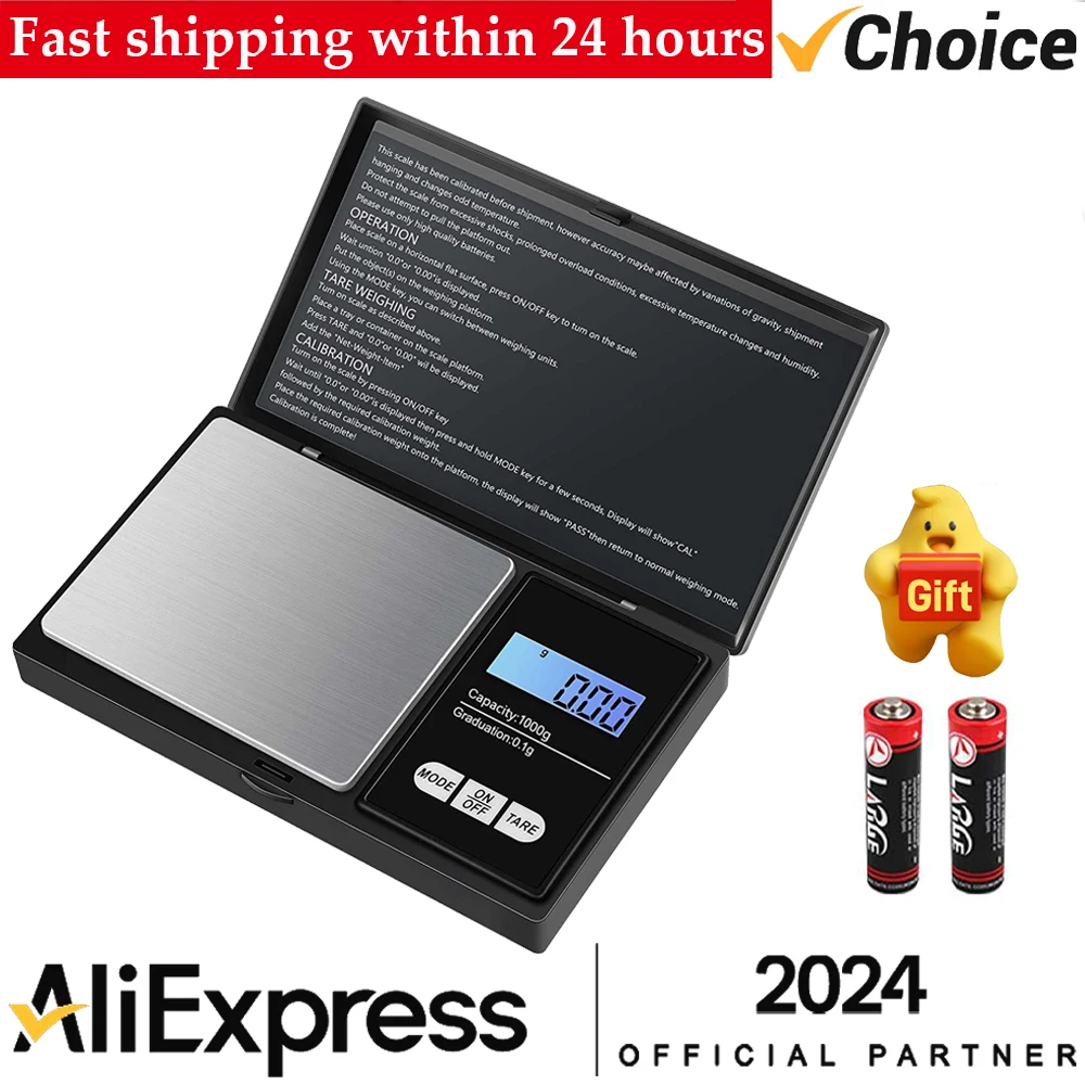Gram Scale Digital Pocket Scale Electronic Smart Weigh Scale,Portable Small Jewelry Scale Grams and Ounces with LCD Display