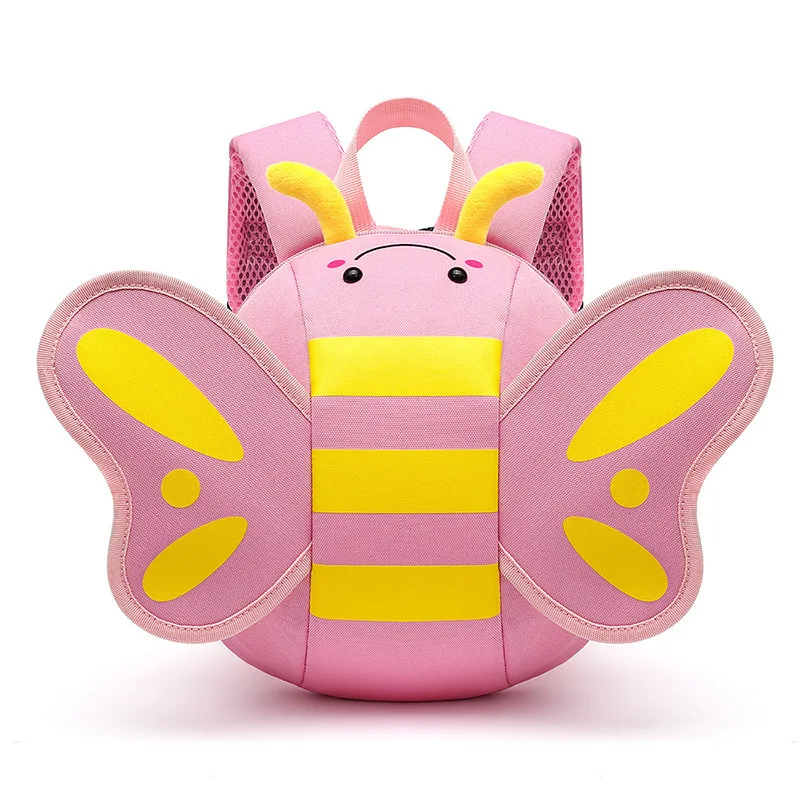 Cute Bee Shape Backpack for Girls Cartoon School Bag Fashionable Children's Purse Women's Backpack for Students School Season