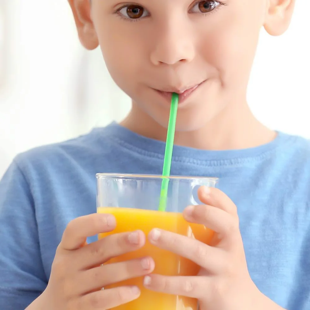 100 Uds pajitas desechables pajita ancha de plástico colorida leche té jugo cóctel bebida pajita para fiesta de cumpleaños accesorios de cocina