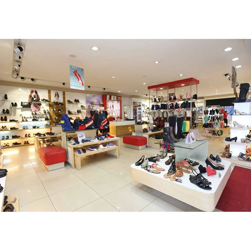 (Maßge schneiderte) Einzelhandel neuesten Boutique Schuhe speichern Innen architektur Layout-Konzept