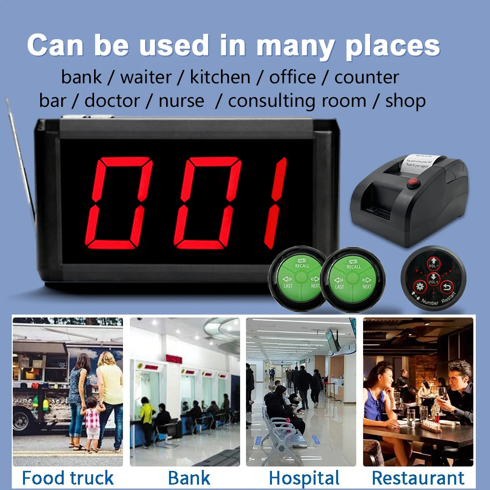 New Arrival Wireless Pager Restaurant Queue Number Calling System Wait Number Equipment