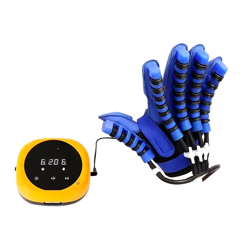 WHYY-Guanti da allenamento elettrici Taglia M 5 livelli di calore Esercizio pratico elettrico Spina europea per allenamento riabilitativo Mano destra