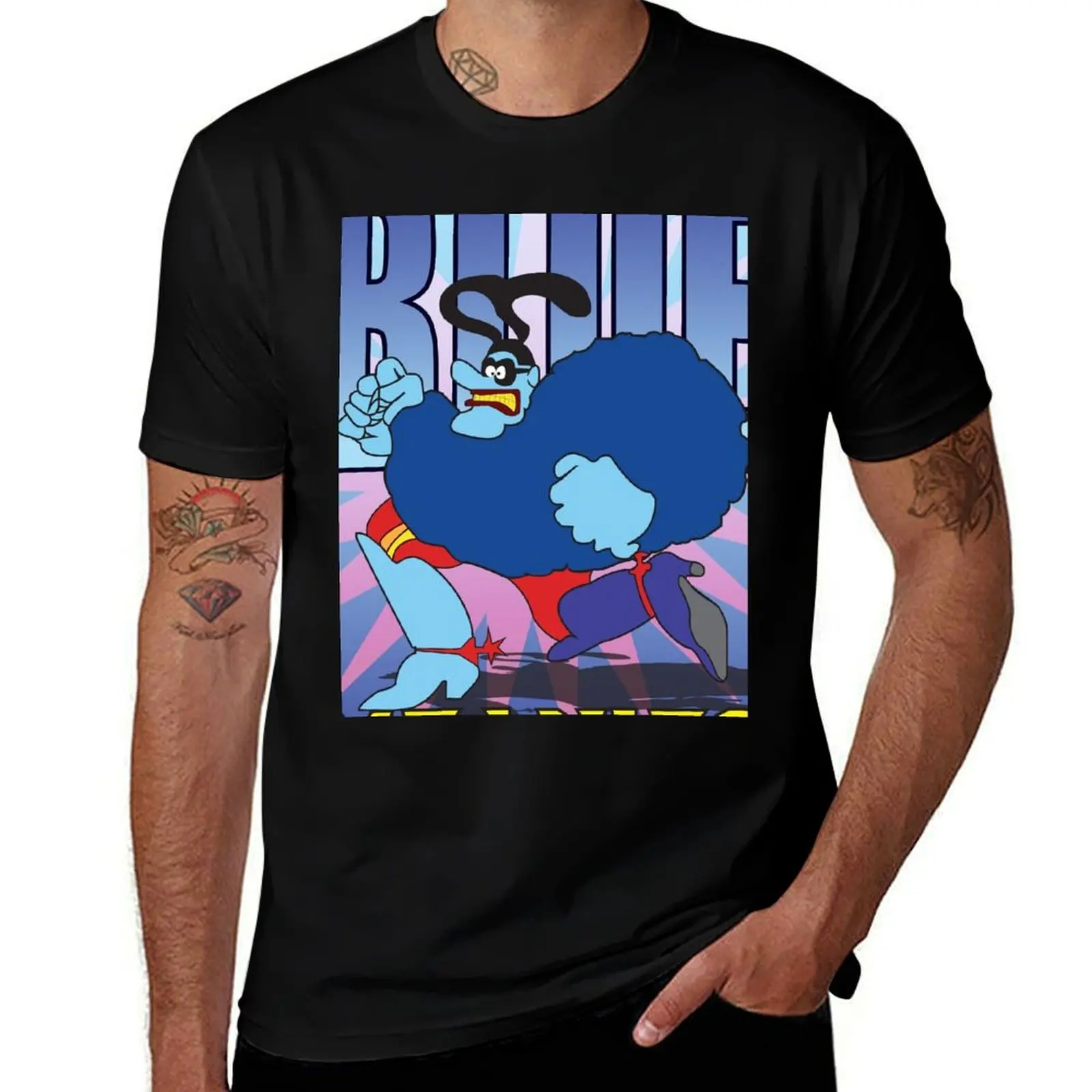 

Blue Meanies T-Shirt funny t shirts cotton man t shirt graphic t shirt for man 100 percent cotton T-Shirt