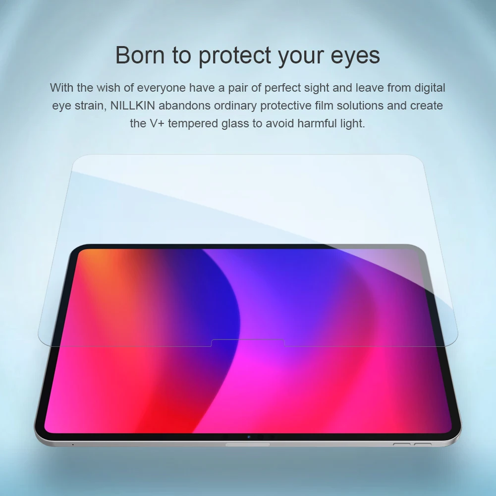 Nillkin for Apple iPad Pro 11 2024 Glass V+ Ultra-Thin Anti Blue Light Tempered Glass Screen Protector for iPad Pro 11 2024