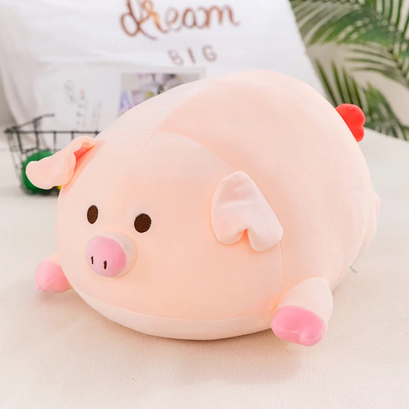 

40cm Kawaii Pig Plush Toy Soft Plush Fill Pink Pig Pillow Room Sofa Decoration Cushion Birthday Gift