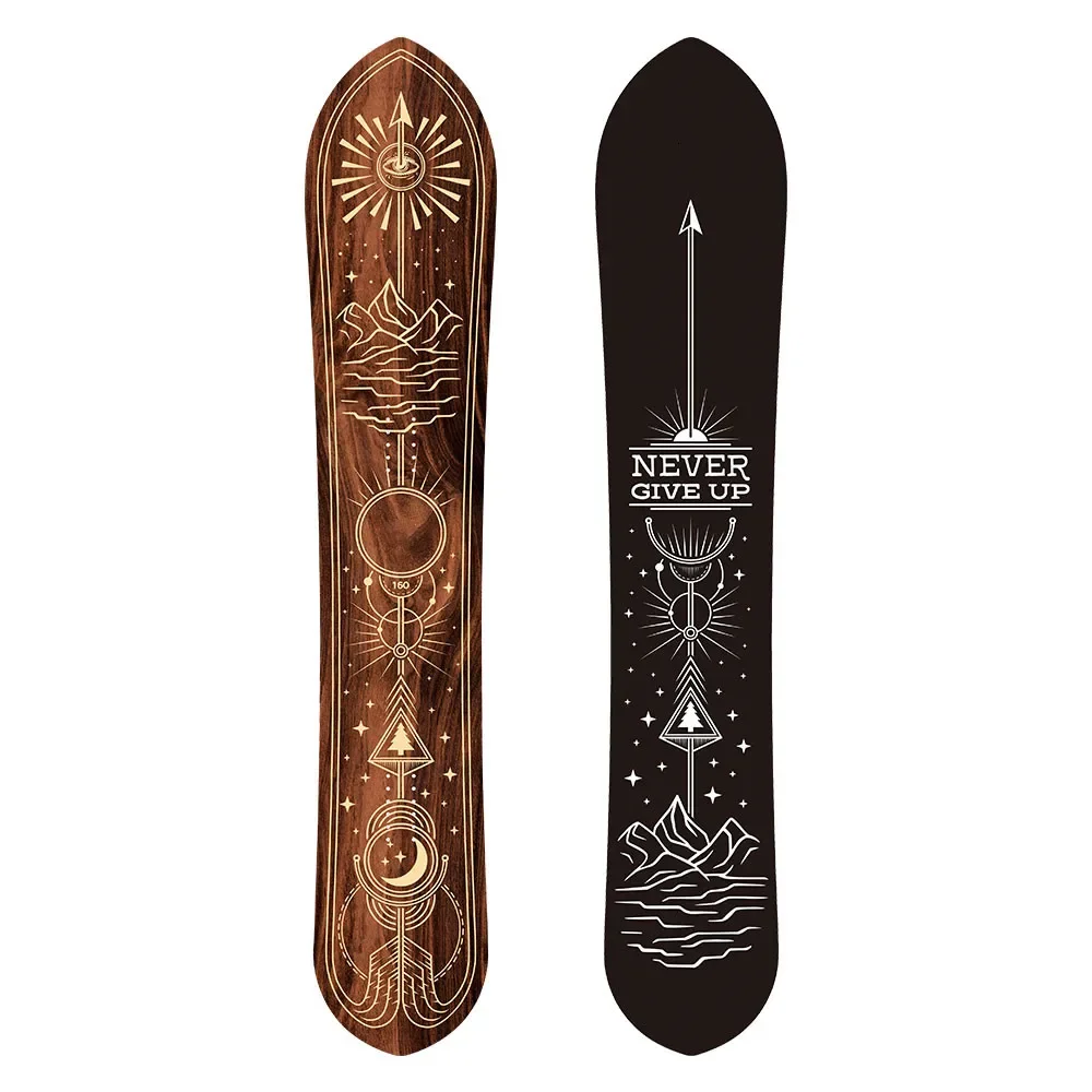 Snowboard Game Winter Sport Customized Wood Box Snowboarding Set