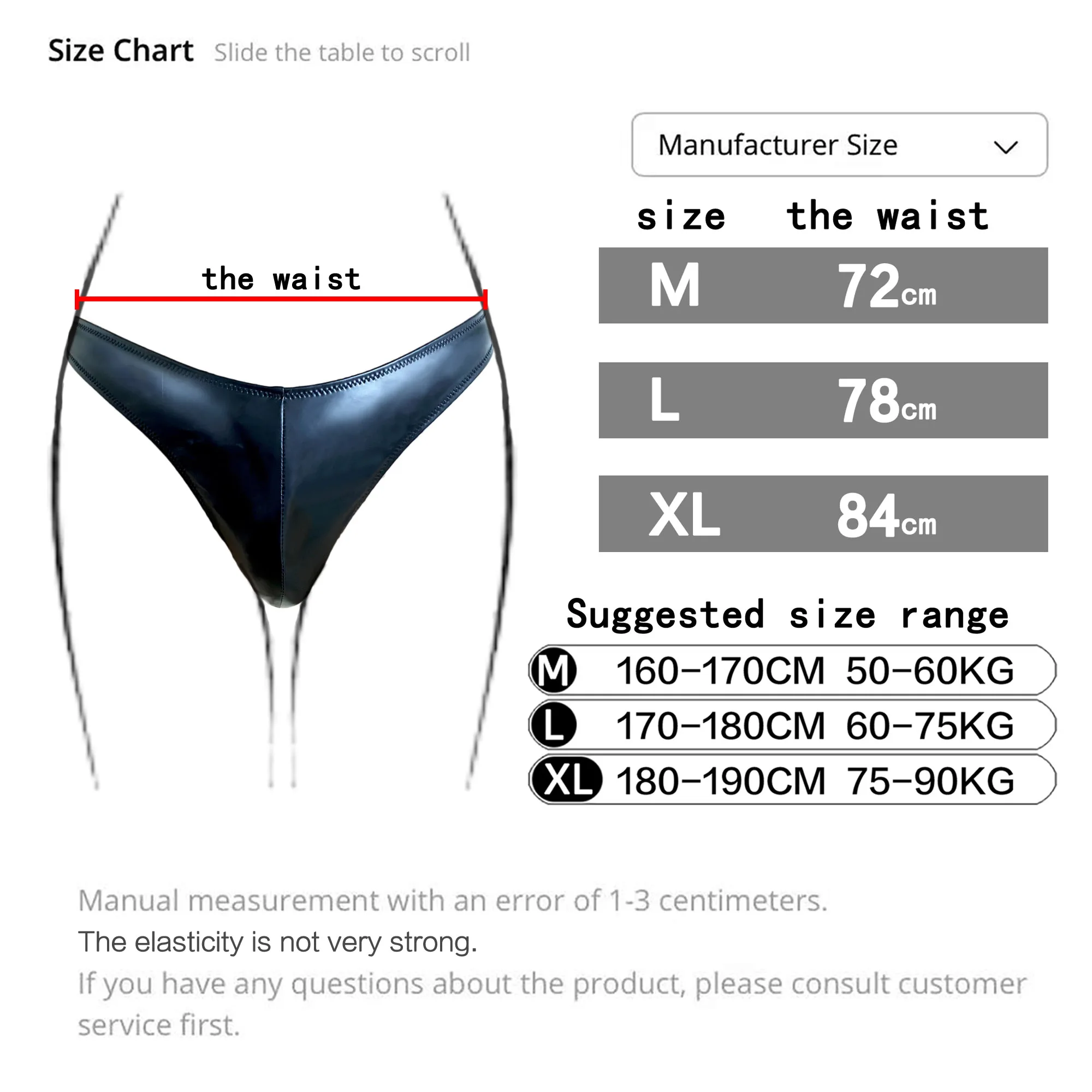 XCKNY PU men big sizeT-shaped trousers sexy glossy pants bikini high split sexy  bottoming underpants