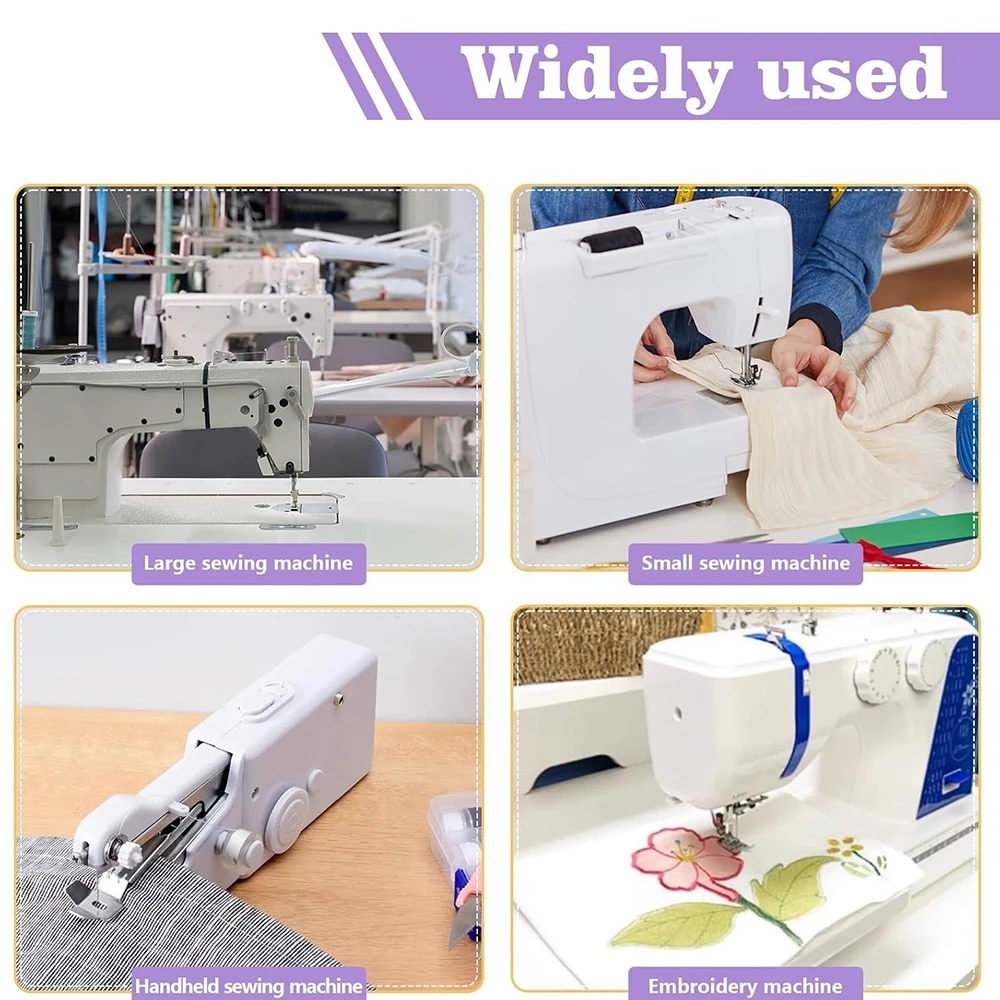 30 قطعة بكرات التطريز الأبيض موضوع البوليستر بكرات مسبقة الجرح البكر المواضيع DIY بها بنفسك التطريز وآلات الخياطة #6