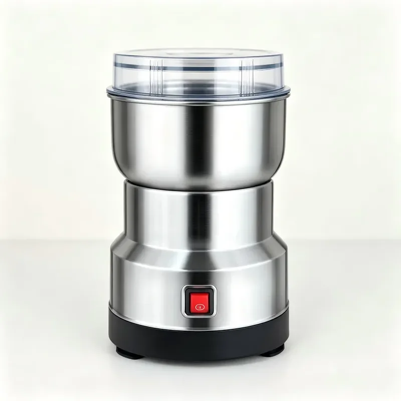 Electric Coffee Grinder Bean Spice Food Grade 240g Capacity Compact Design for Home Kitchen Use Efficient Grinding Machine