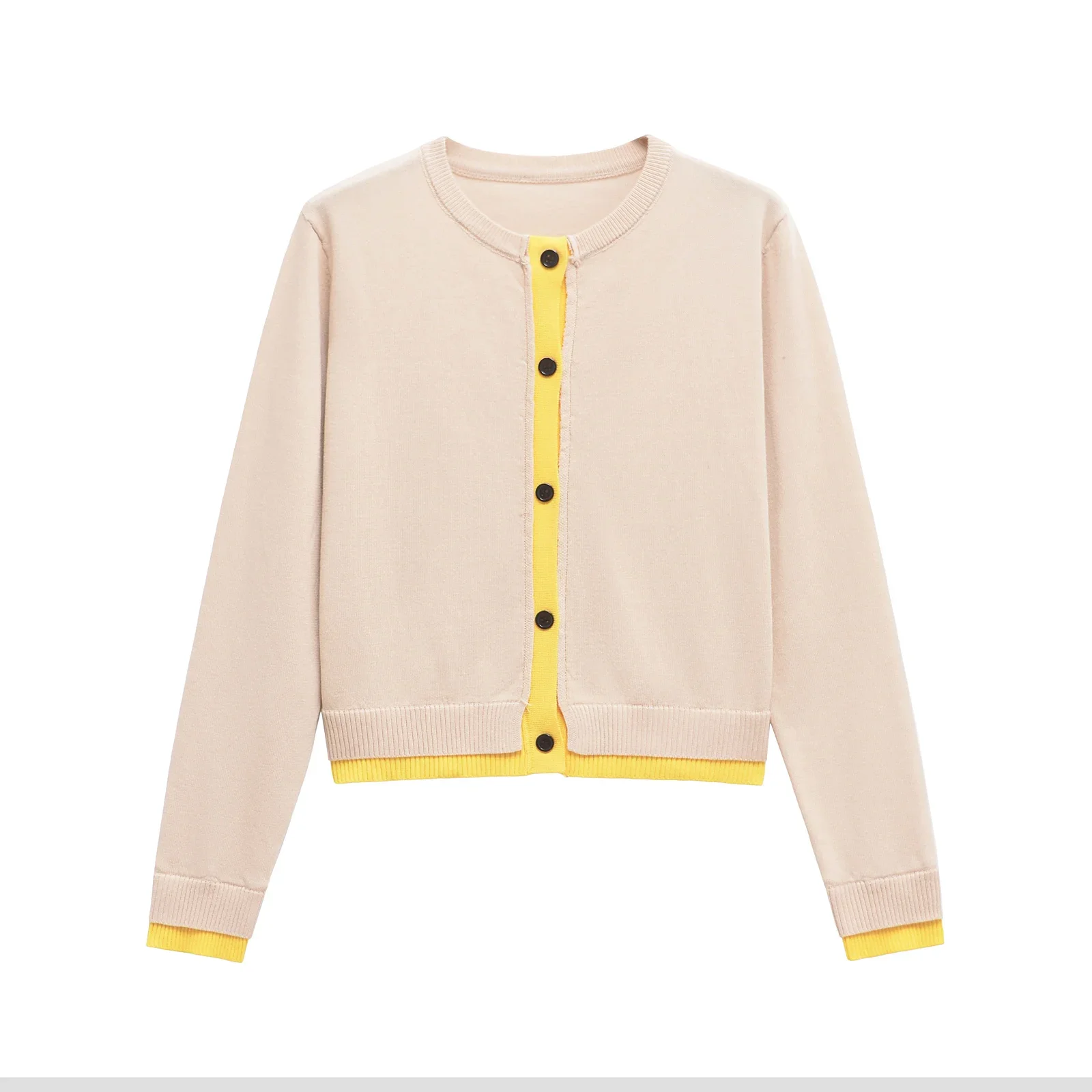 TRAFSHE printemps femmes col rond tricoté Cardigan pull manteau tricots vêtements d'extérieur femmes