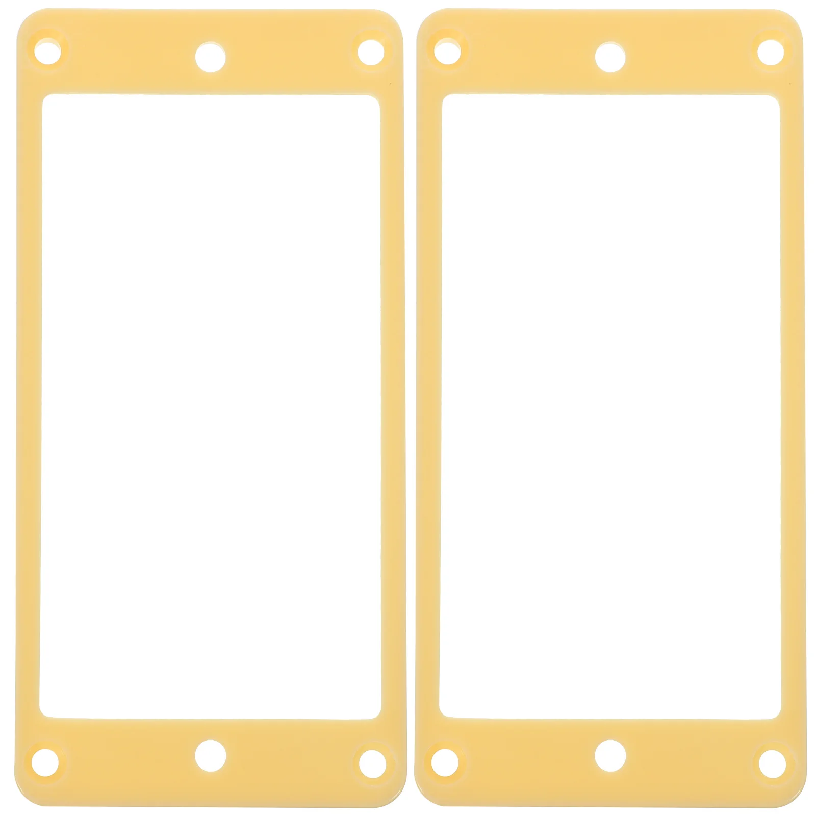 

2pcs Pickups Frame for Electric Guitar Bass Durable Plastic Cover Replacement Part Protective Sound Pickup Supplies