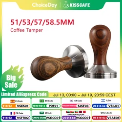 Pressino per caffè 51mm 53mm 57mm 58.5mm Acciaio inossidabile per Delonghi Breville Lelit Barista Macchina per caffè espresso Accessori Strumenti angolari