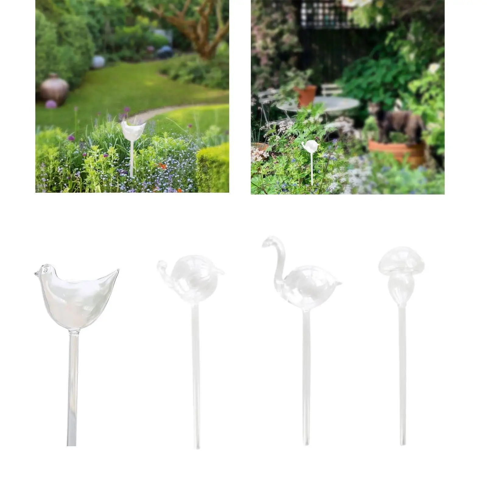 Plant Watering Globe Glass Waterer Potted Plants Indoor Plants Drip Spike for Home Bonsai Outdoor Flowerbed Plant Lover